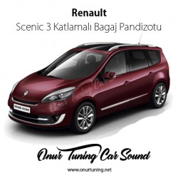 Renault Scenic 3 Katlamalı Bagaj Pandizot Rafı